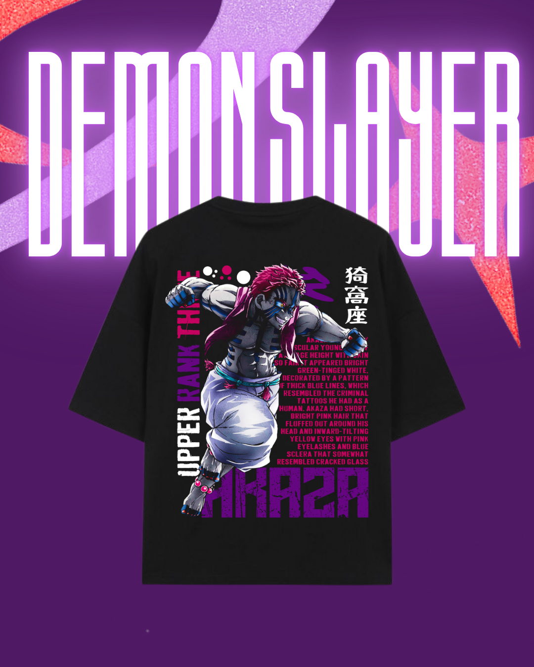 Demon Slayer Akaza Shirt