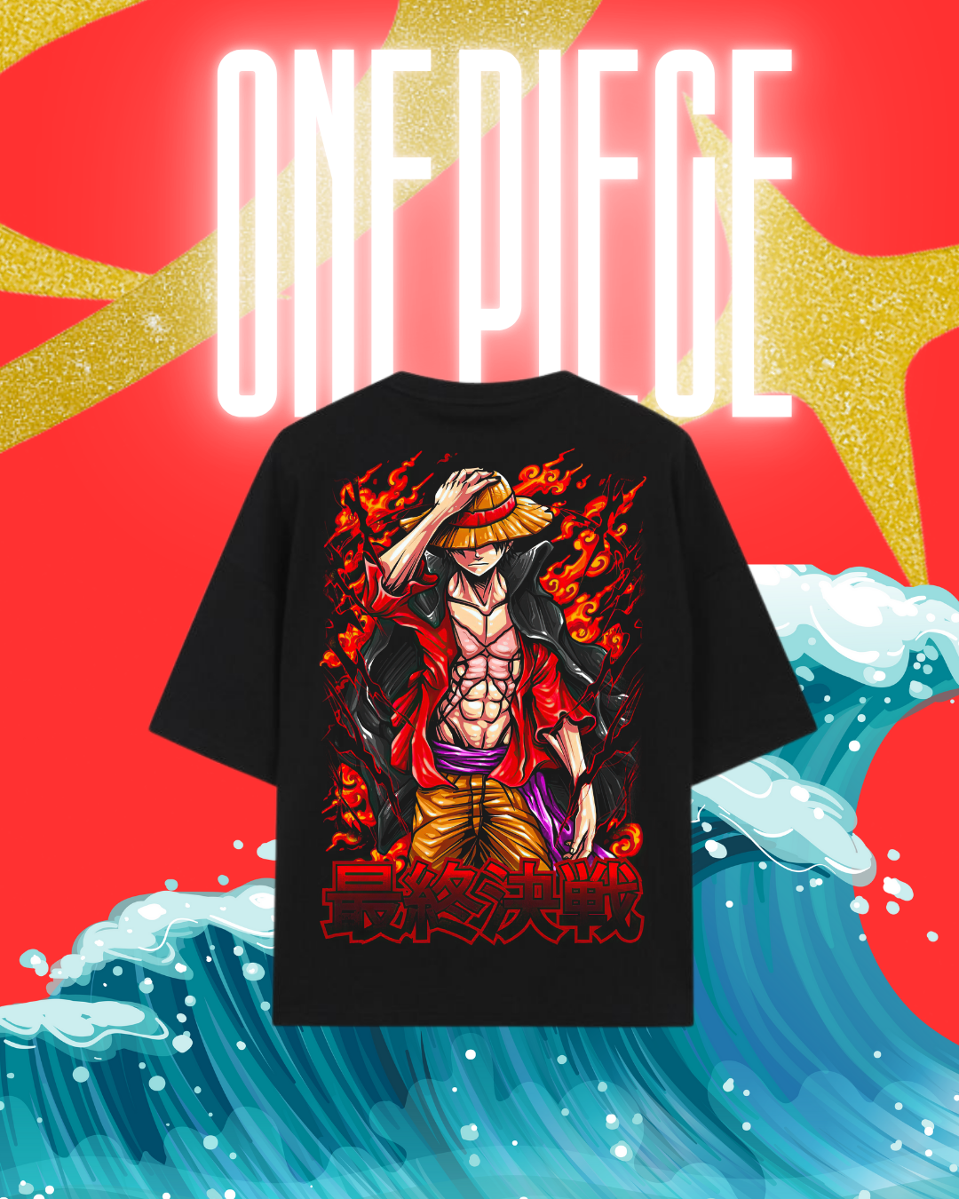Luffy Hat Graphic Shirt
