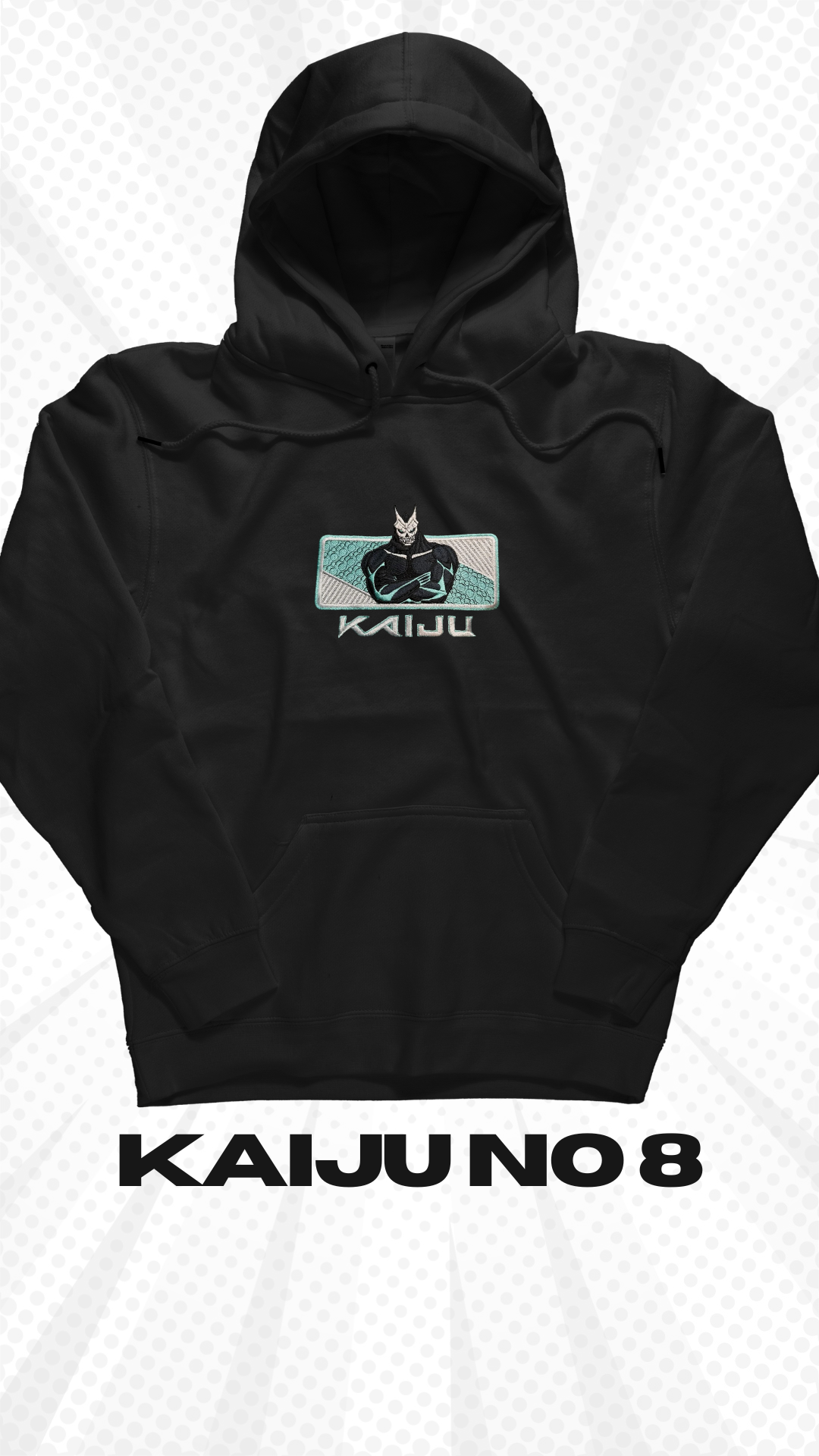 Kaiju No.8 Embroidery Hoodie
