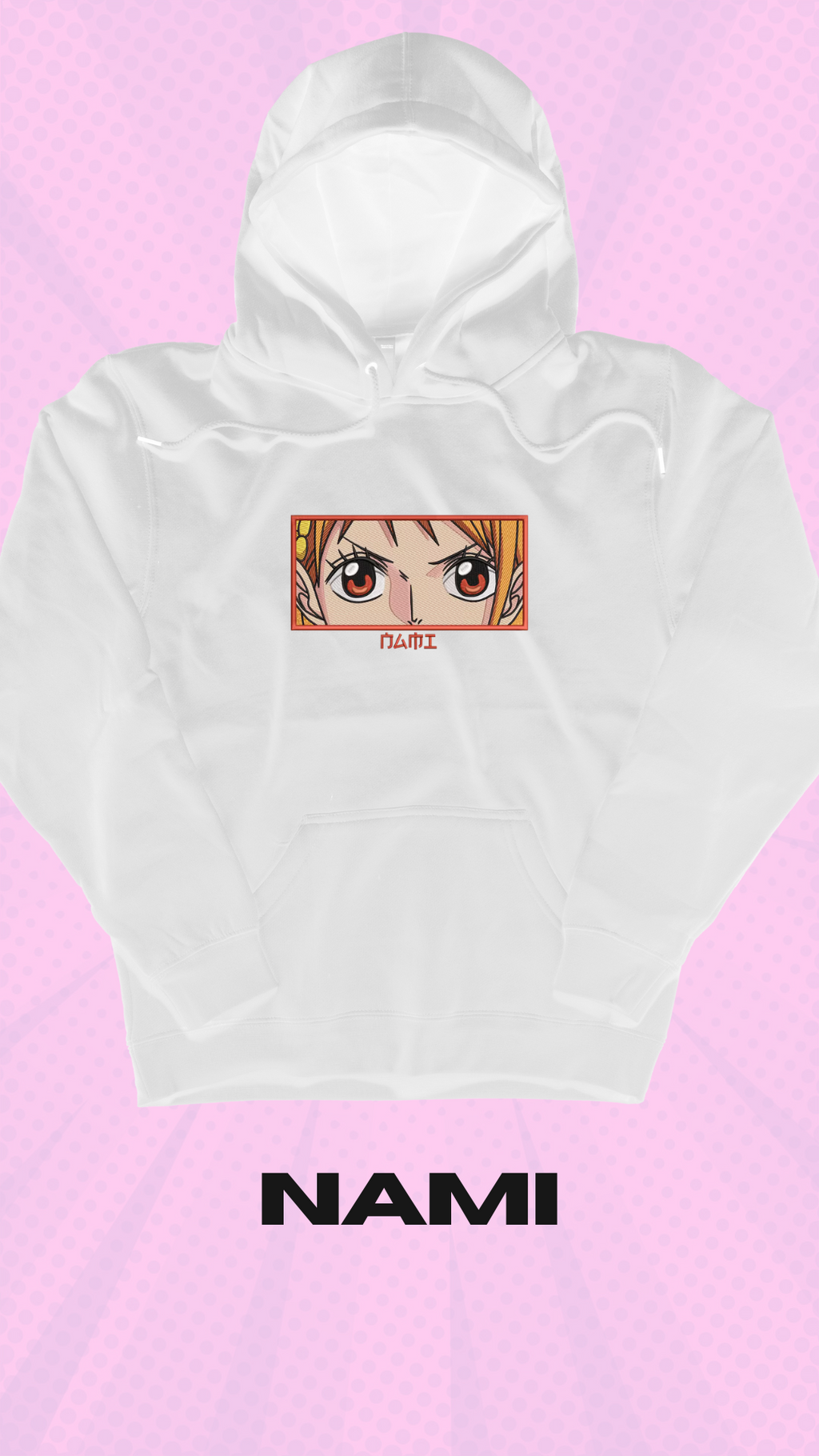 Nami One Piece Hoodie Embroidery