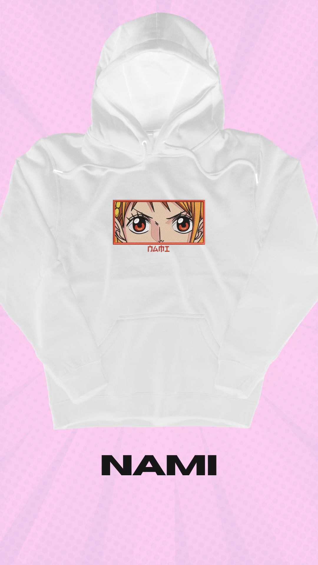 Nami One Piece Hoodie Embroidery