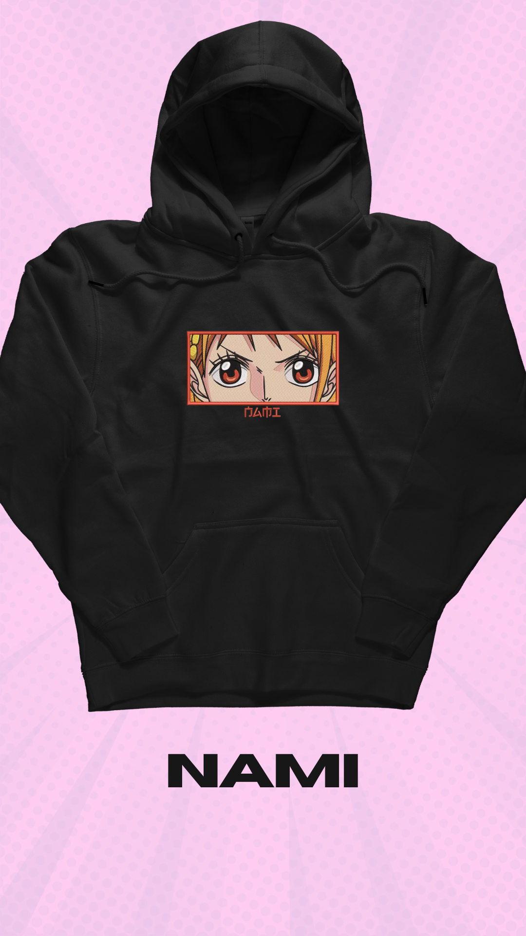 Nami One Piece Hoodie Embroidery