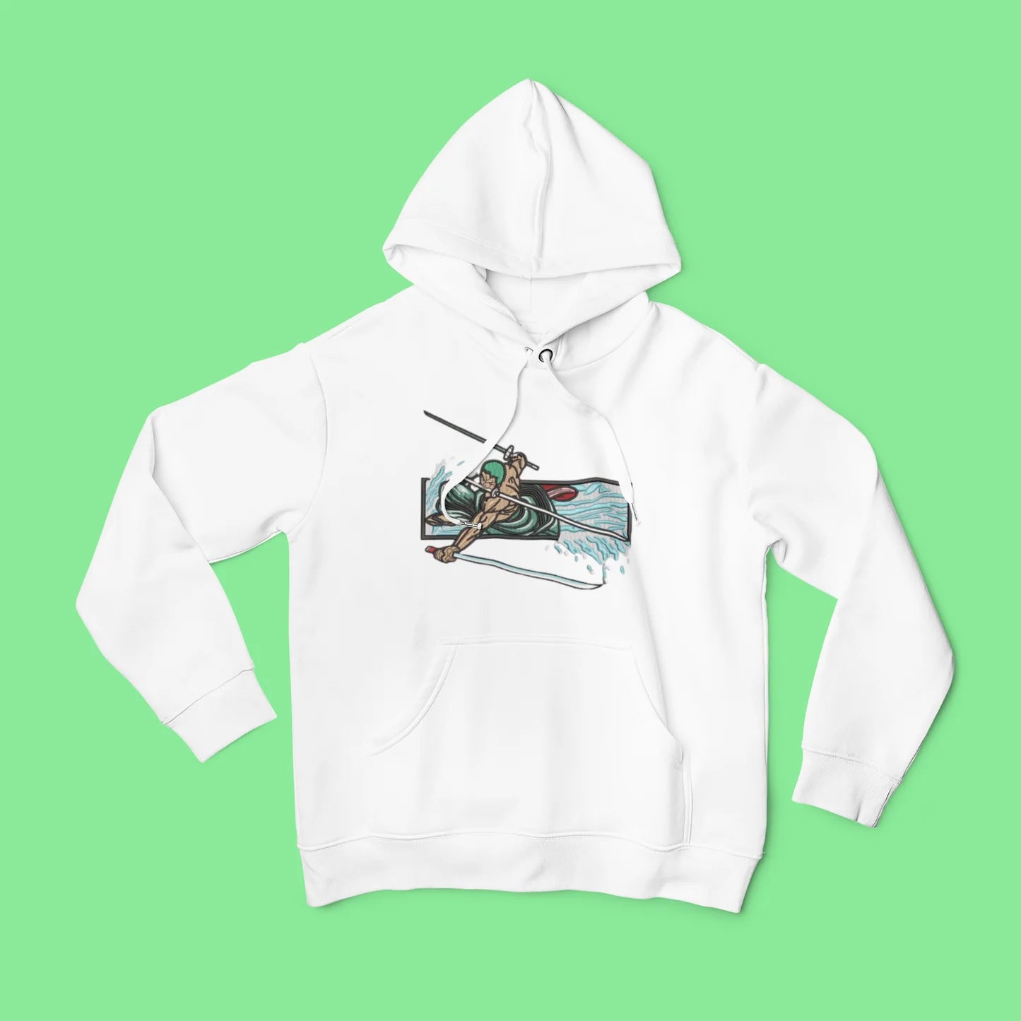 Zoro Embroidery Hoodie