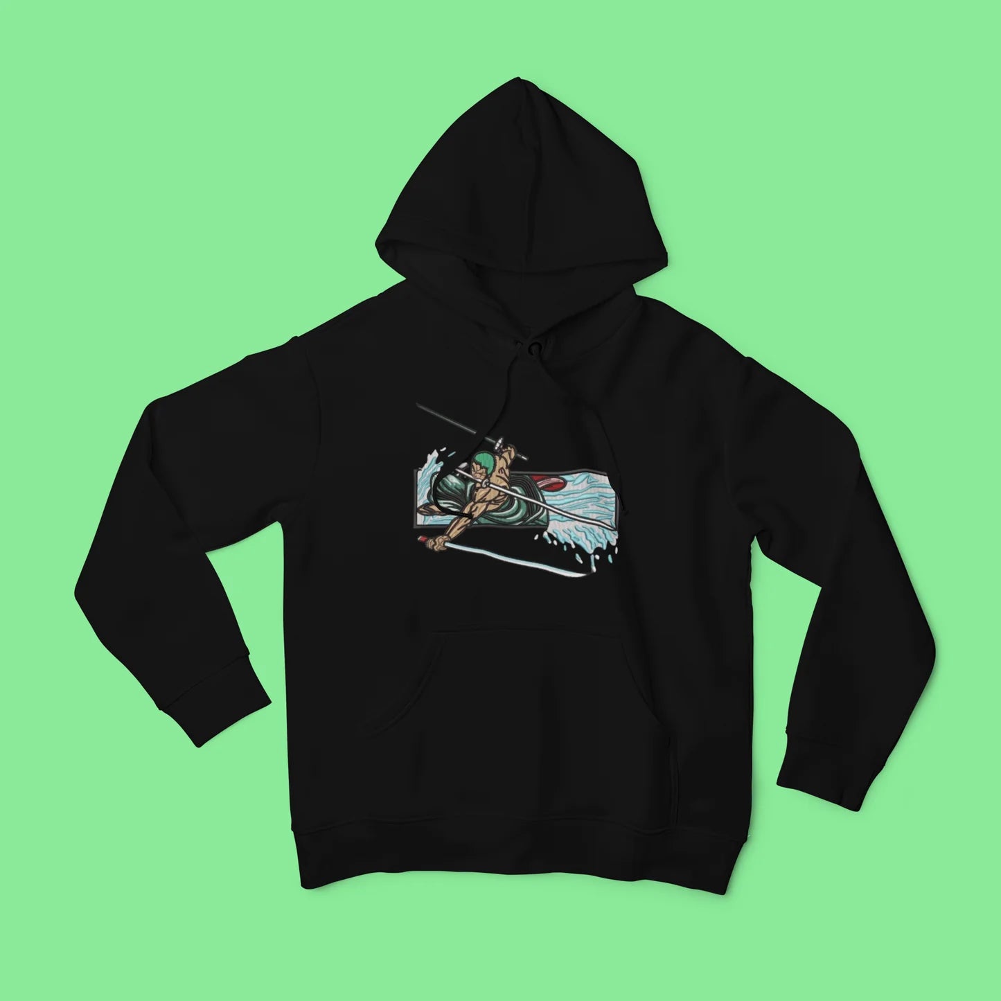 Zoro Embroidery Hoodie